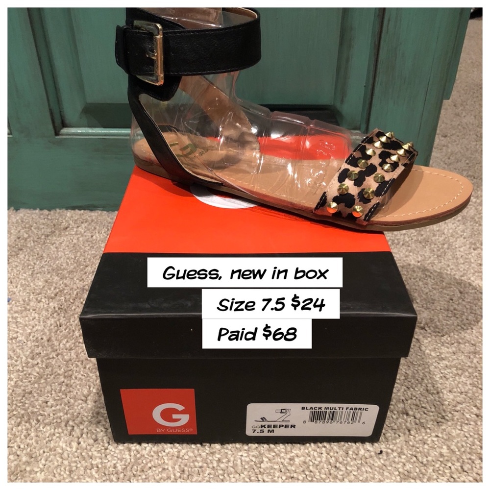 Guess leopard sandal